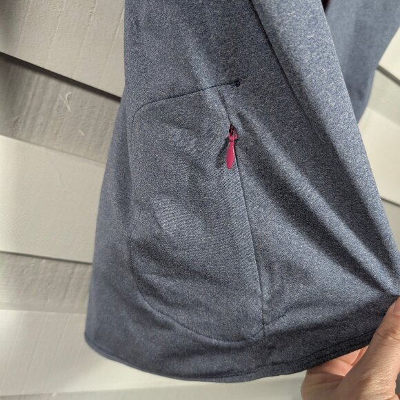 EUC Salomon Women's Large Long Sleeve Running Shirt Top Gray Tech base layer - Picture 6 of 12